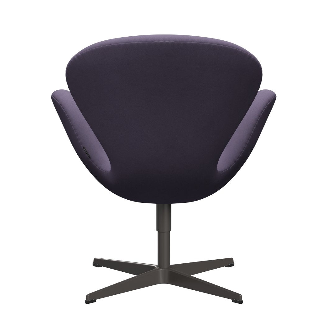 Fritz Hansen Swan Lounge Chair, Warm Graphite/Comfort Violet