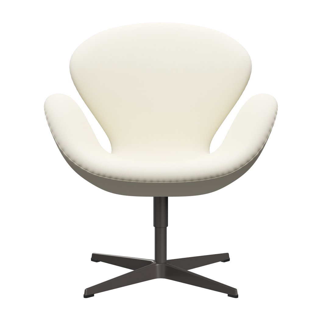 Fritz Hansen Swan Lounge Chair, Warm Graphite/Comfort White