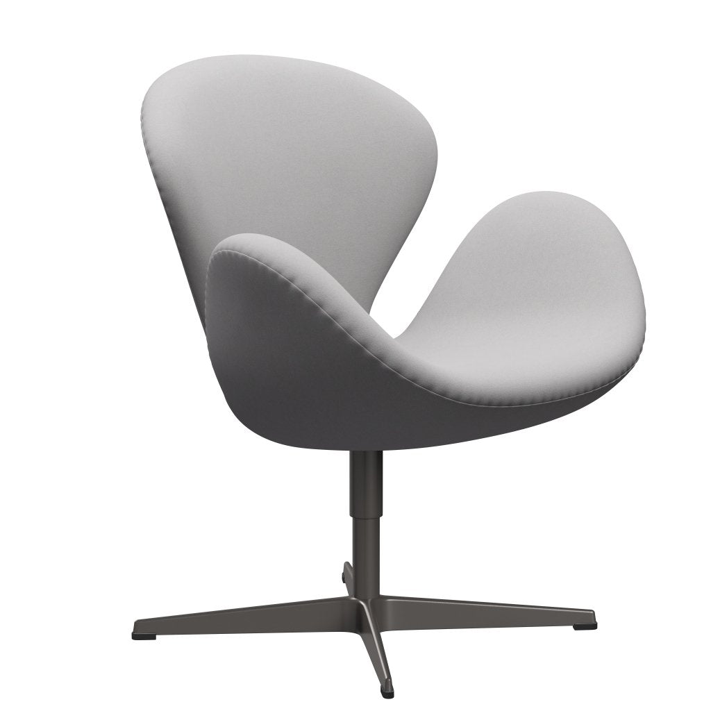 Fritz Hansen Swan Lounge Chair, teplý grafit/pohodlí bílá/šedá