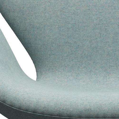 Fritz Hansen Swan Lounge Chair, teplá grafit/divina MD máta