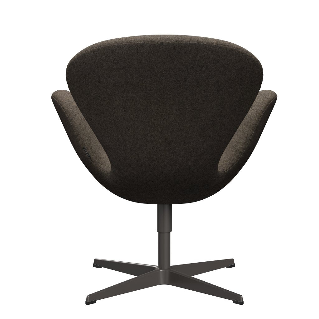 Fritz Hansen Swan Lounge Chair, teplý grafit/divina MD krtka