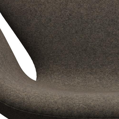 Fritz Hansen Swan Lounge Chair, Warm Graphite/Divina Md Mole