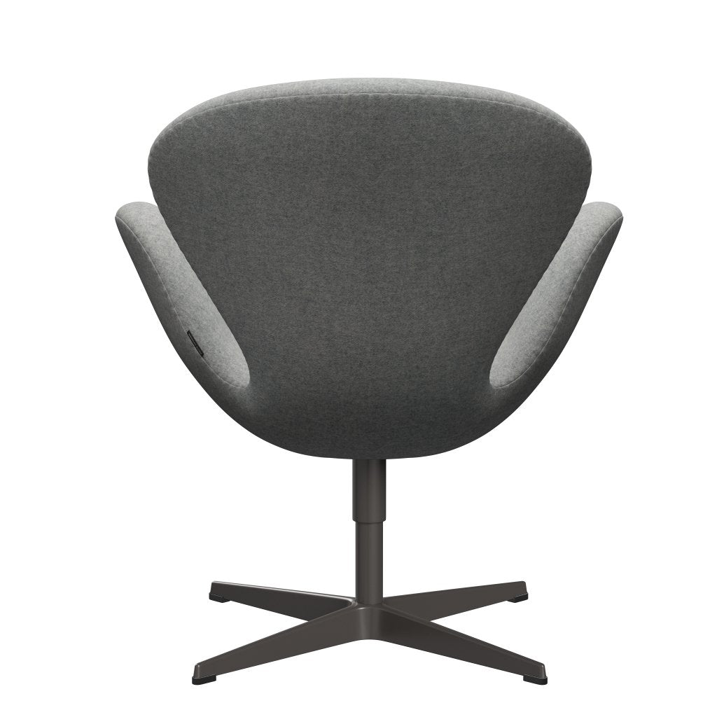 Fritz Hansen Swan Lounge Chair, teplý grafit/divina melange světle šedá