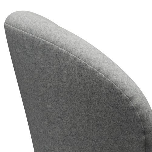 Fritz Hansen Swan Lounge Chair, teplý grafit/divina melange světle šedá