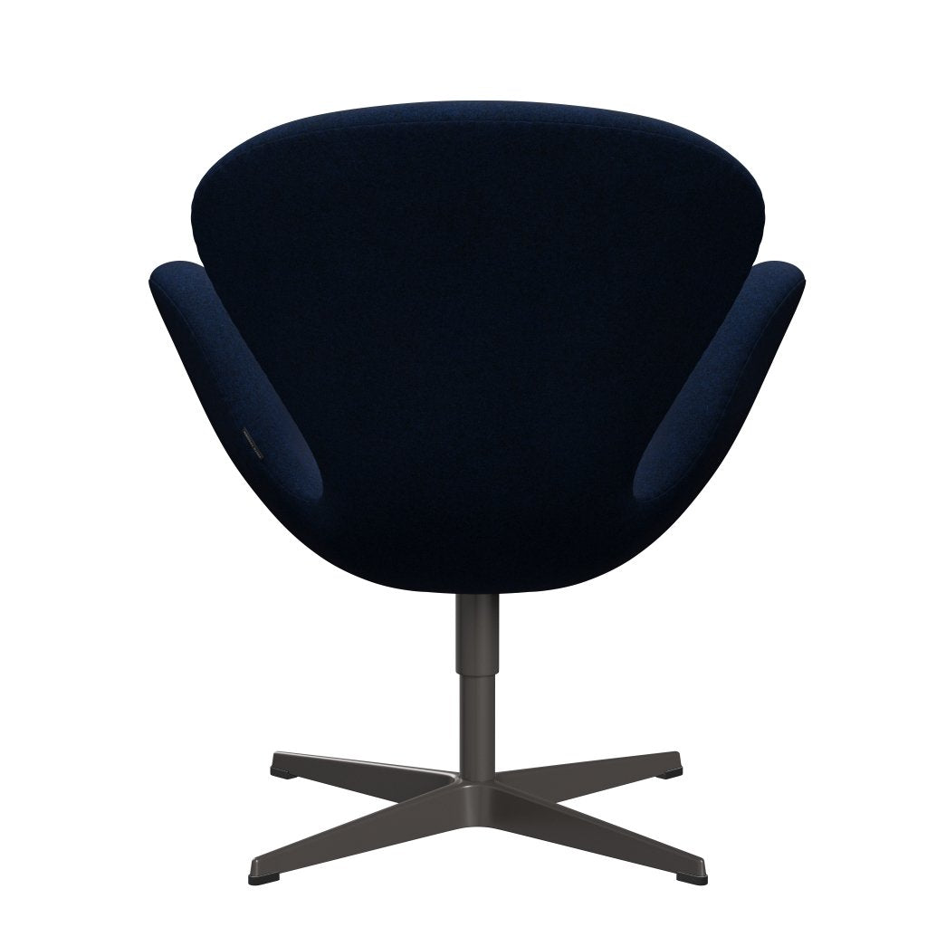 Fritz Hansen Swan Lounge Chair, Warm Graphite/Divina Melange Navy tma