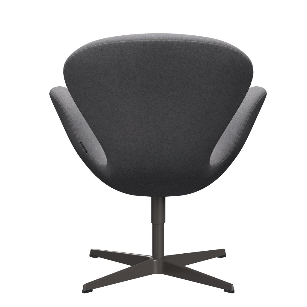 Fritz Hansen Swan Lounge Chair, Warm Graphite/Divina Melange Stone Grey