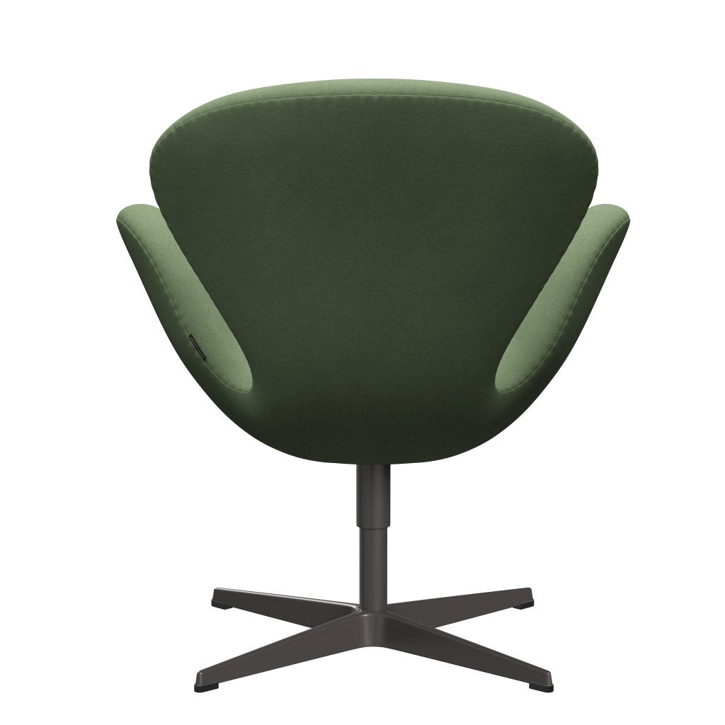 Fritz Hansen Swan Lounge Chair, teplá grafit/Divina Olive Green