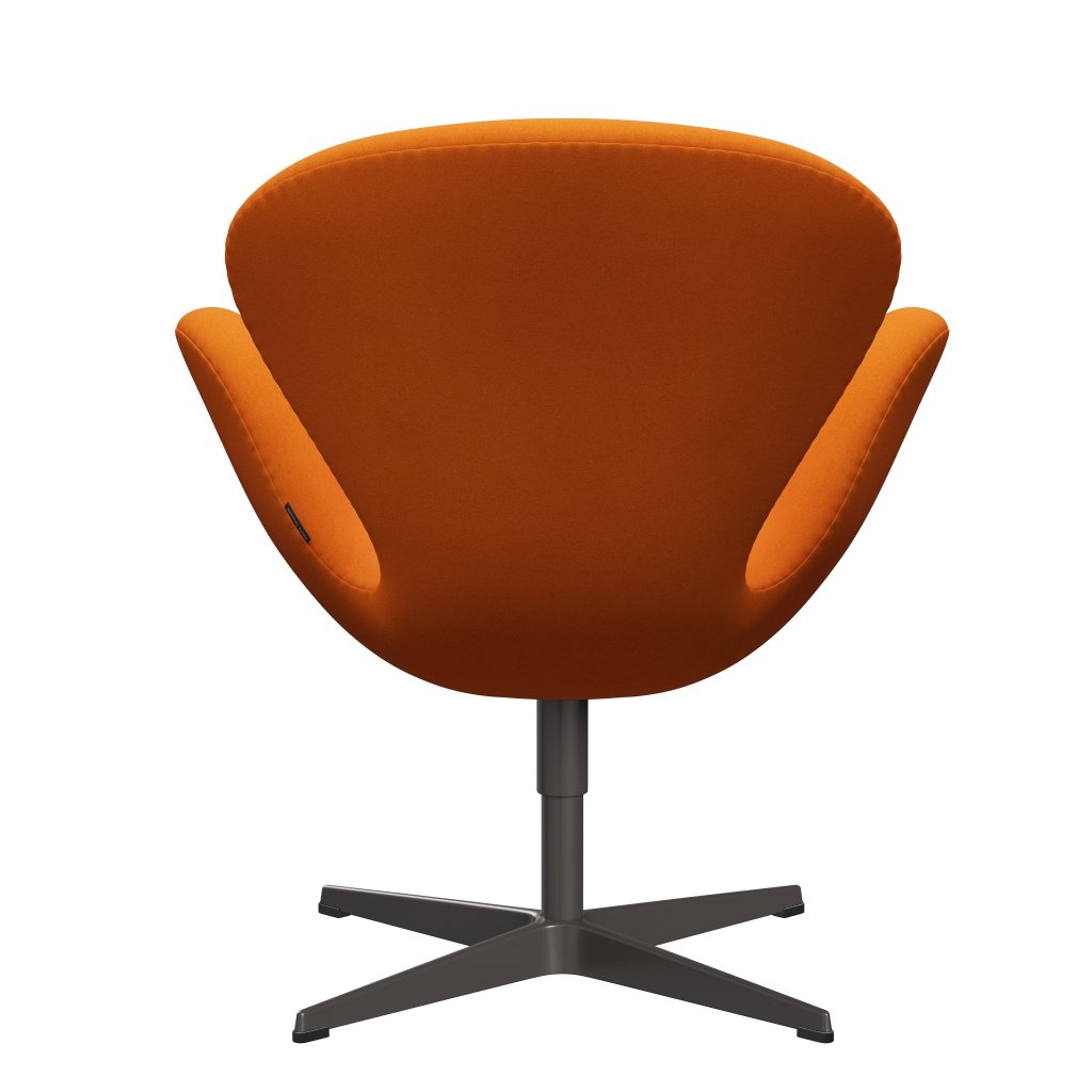 Fritz Hansen Swan Lounge Chair, teplý grafit/Divina Orange (444)