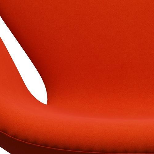 Fritz Hansen Swan Lounge Chair, teplý grafit/Divina Orange/Red