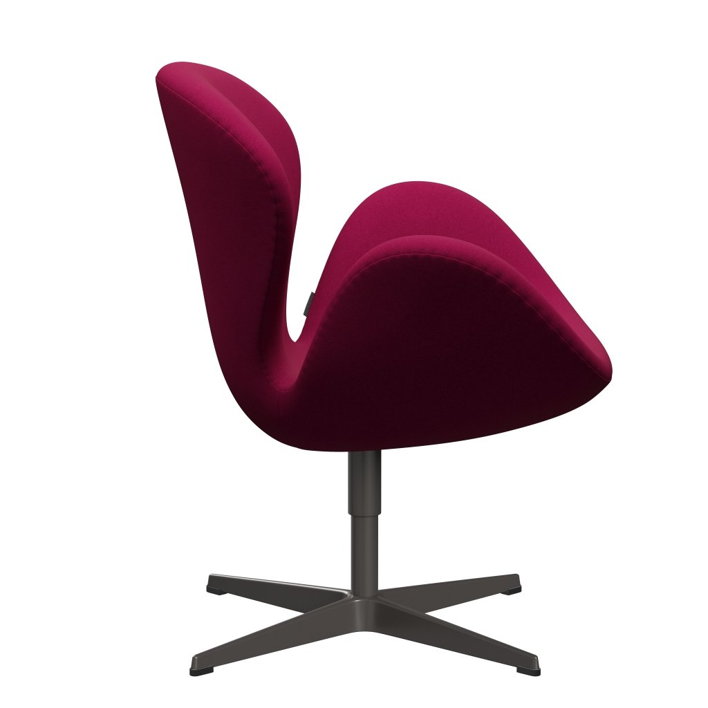 Fritz Hansen Swan Lounge Chair, teplý grafit/Divina Pink Dark