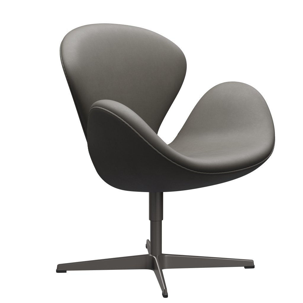 Fritz Hansen Swan Lounge Chair, teplá grafit/základní láva