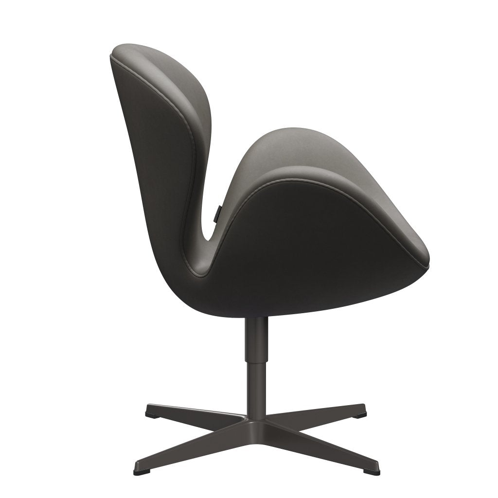 Fritz Hansen Swan Lounge Chair, teplá grafit/základní láva