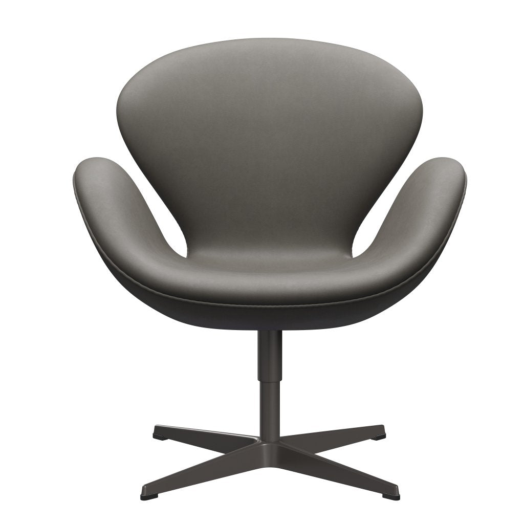 Fritz Hansen Swan Lounge Chair, teplá grafit/základní láva