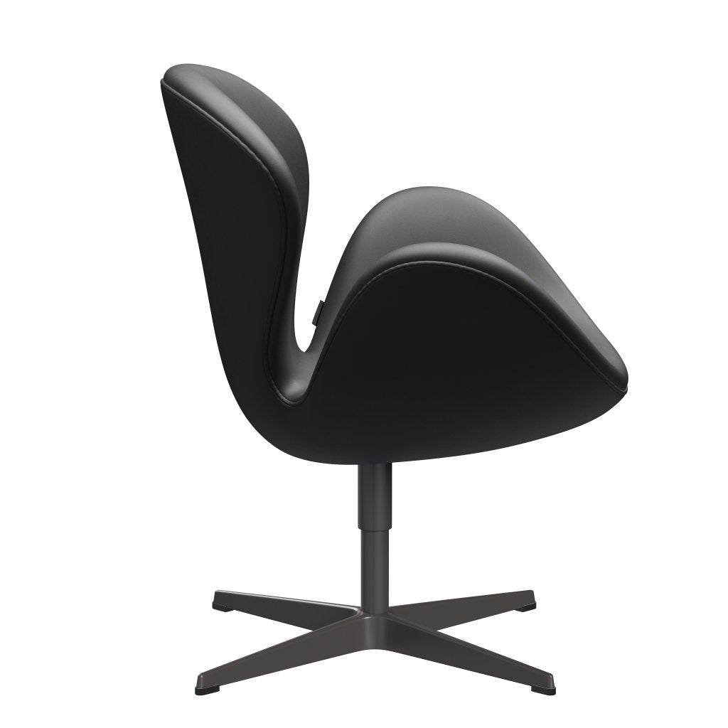 Fritz Hansen Swan Lounge Chair, teplý grafit/základní černá