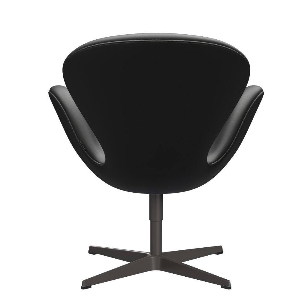 Fritz Hansen Swan Lounge Chair, teplý grafit/základní černá