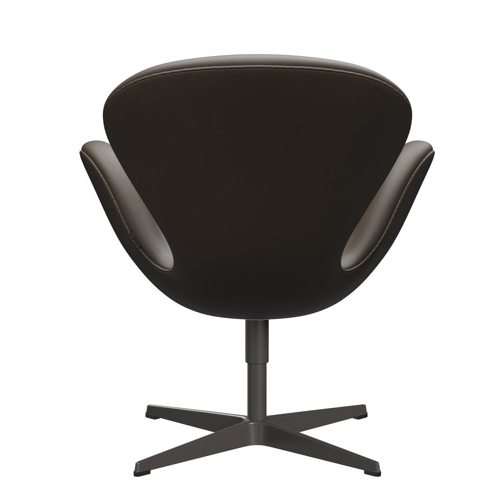 Fritz Hansen Swan Lounge Chair, teplý grafit/esenciální kámen