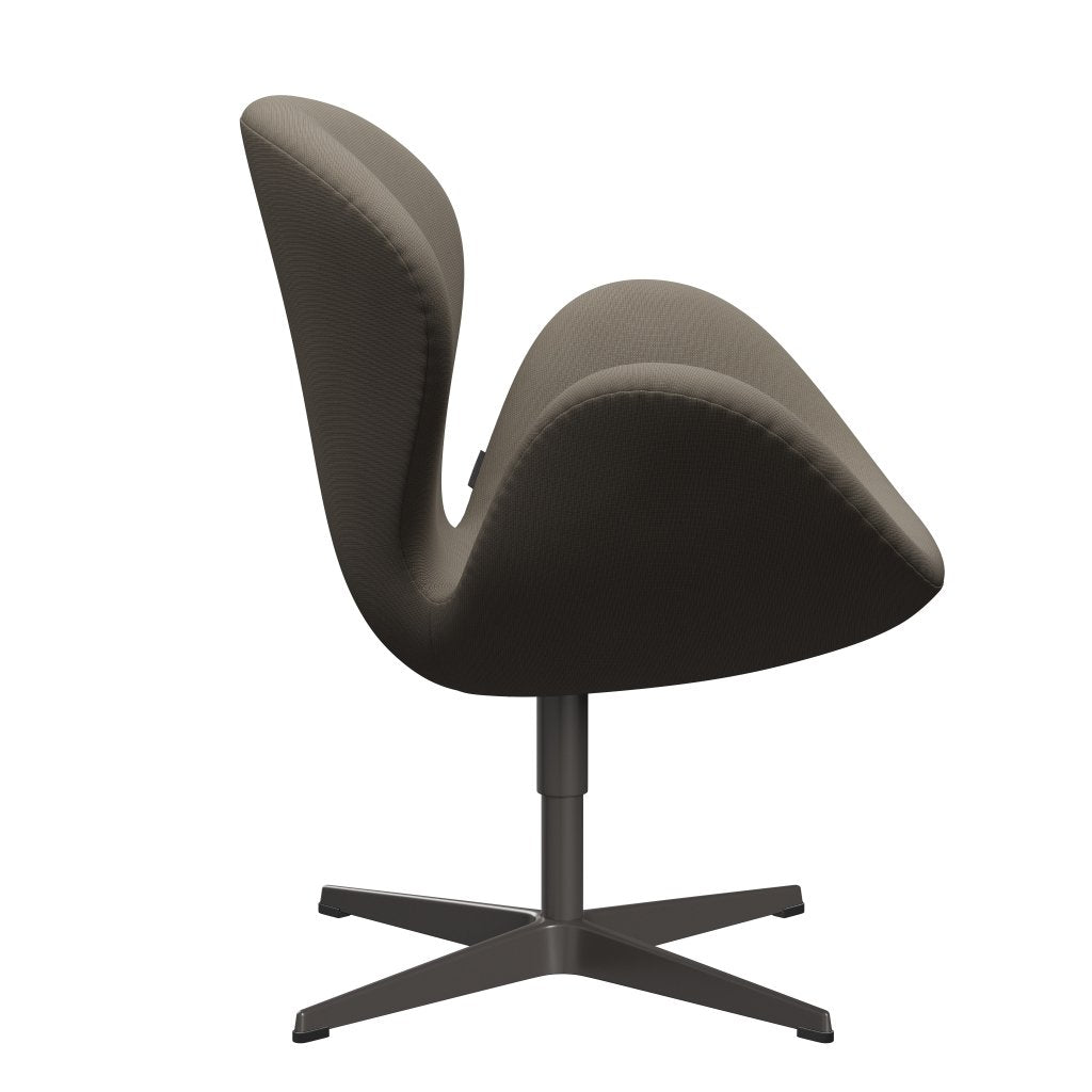 Fritz Hansen Swan Lounge Chair, teplá grafit/sláva Beige (61003)