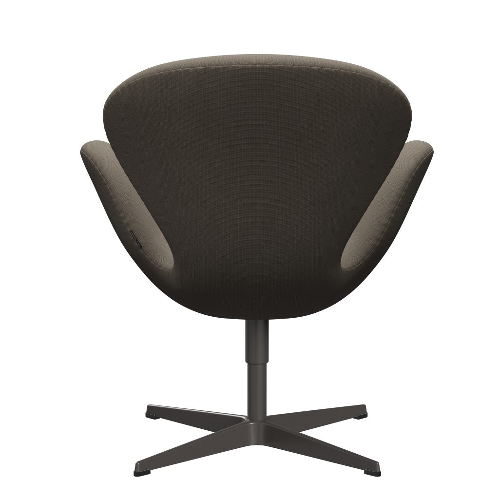 Fritz Hansen Swan Lounge Chair, teplá grafit/sláva Beige (61003)