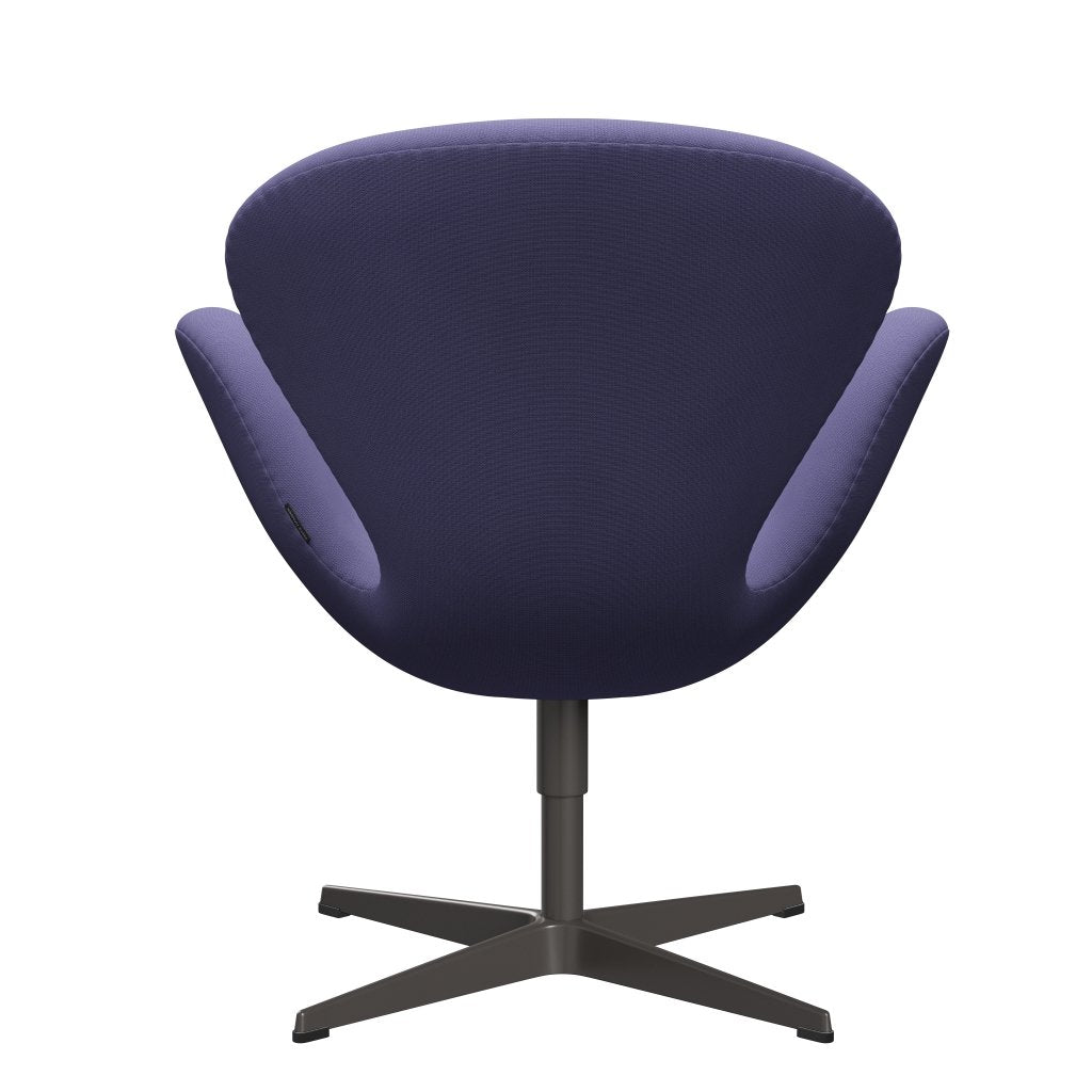 Fritz Hansen Swan Lounge Chair, Warm Graphite/Fame Blue Violet