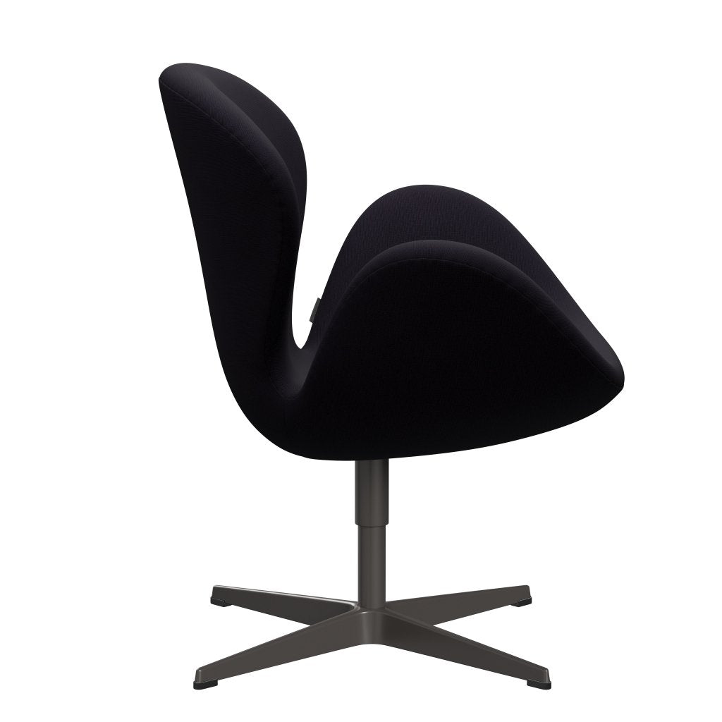 Fritz Hansen Swan Lounge Chair, teplý grafit/sláva Bordeaux (64055)