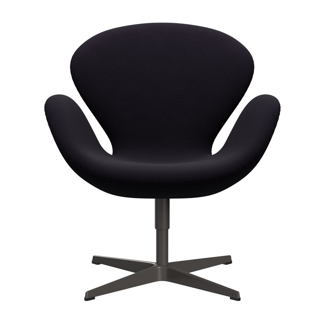 Fritz Hansen Swan Lounge Chair, teplý grafit/sláva Bordeaux (64055)