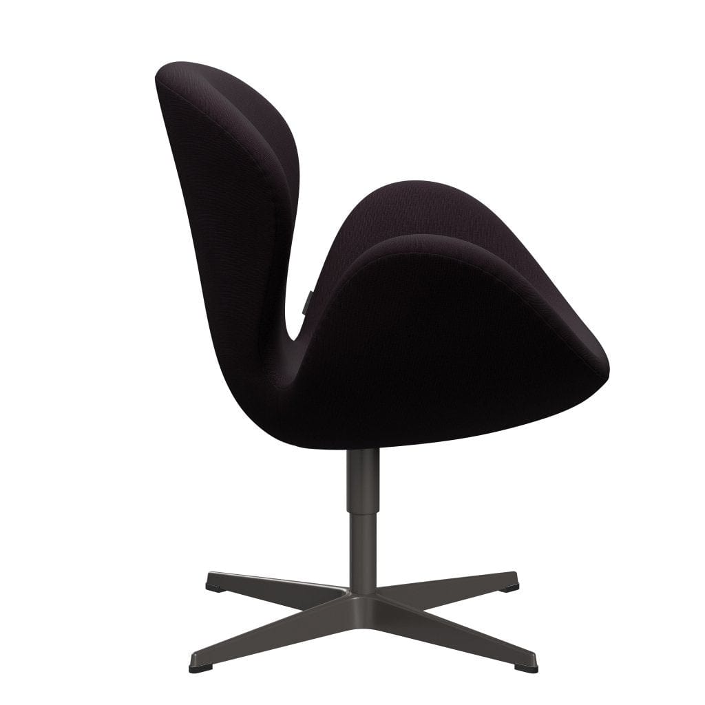 Fritz Hansen Swan Lounge Chair, teplá grafita/sláva Brown (61108)