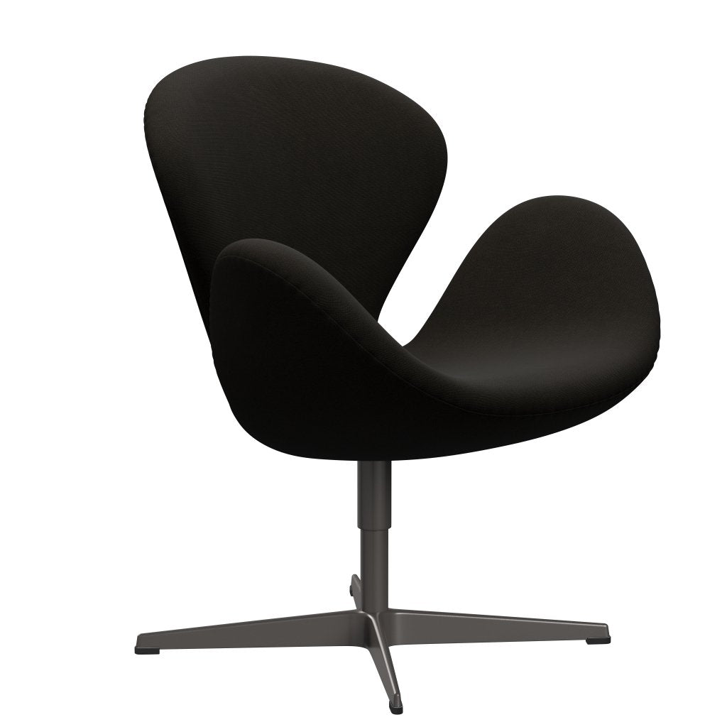 Fritz Hansen Swan Lounge Chair, teplá grafit/sláva tma