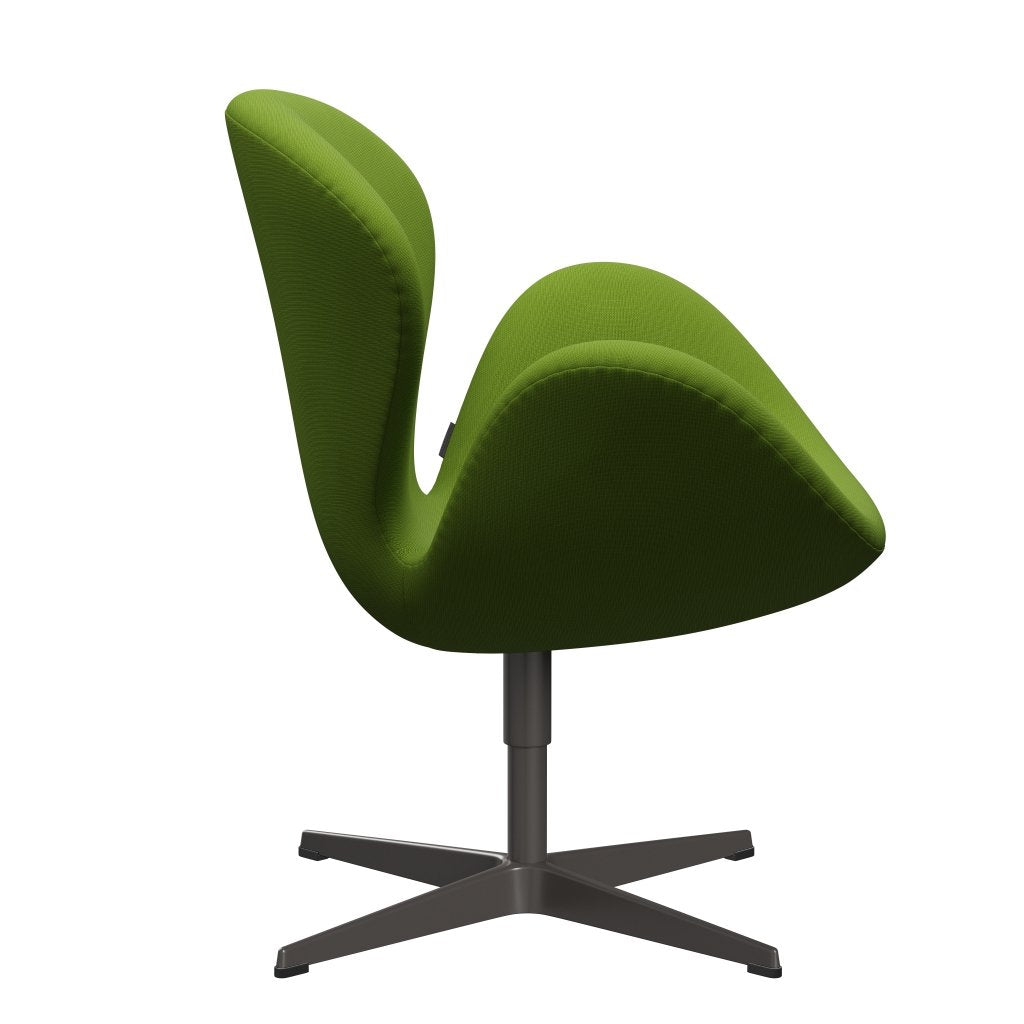 Fritz Hansen Swan Lounge Chair, teplá grafita/sláva zelená