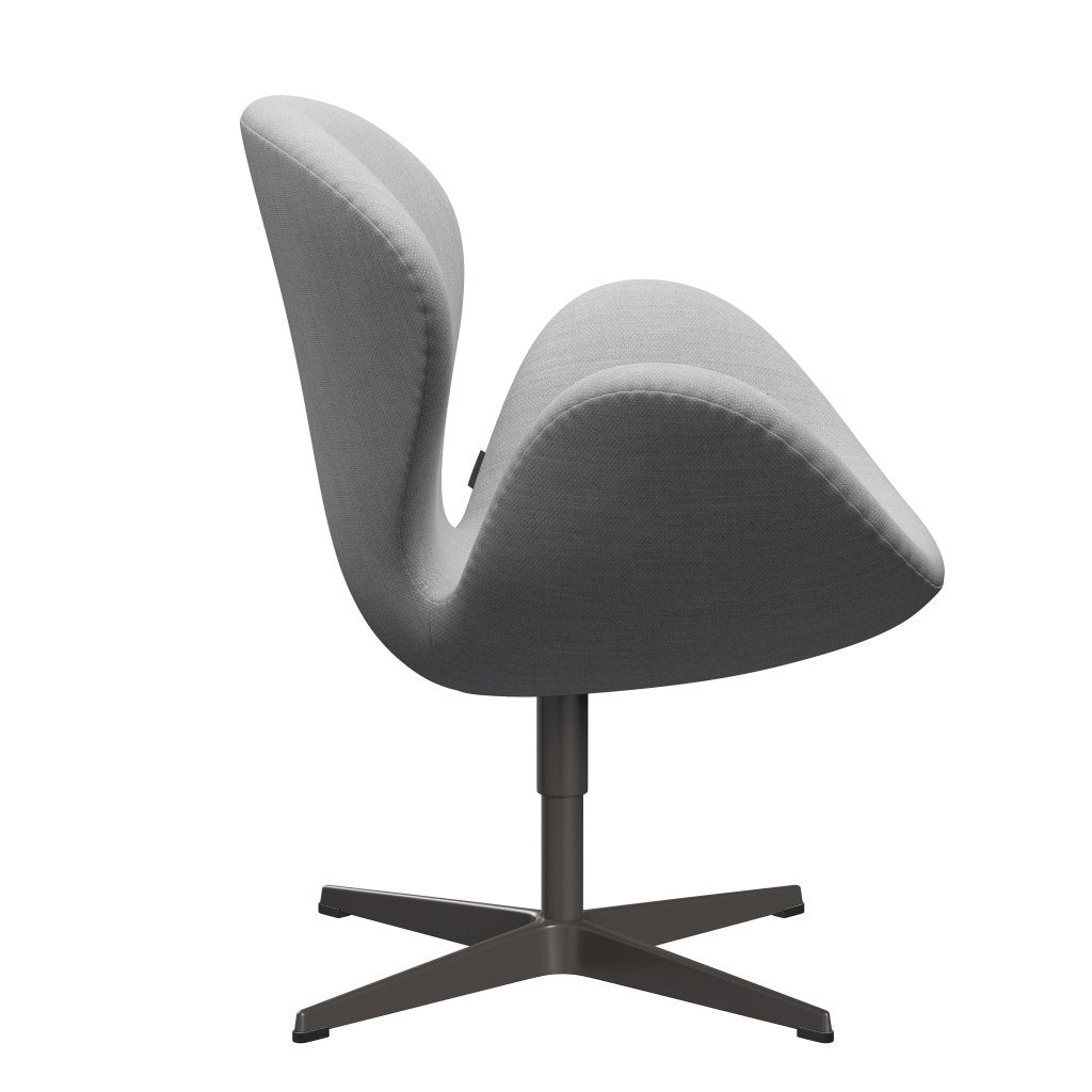 Fritz Hansen Swan Lounge Chair, teplý grafit/fiord šedá/střední šedá