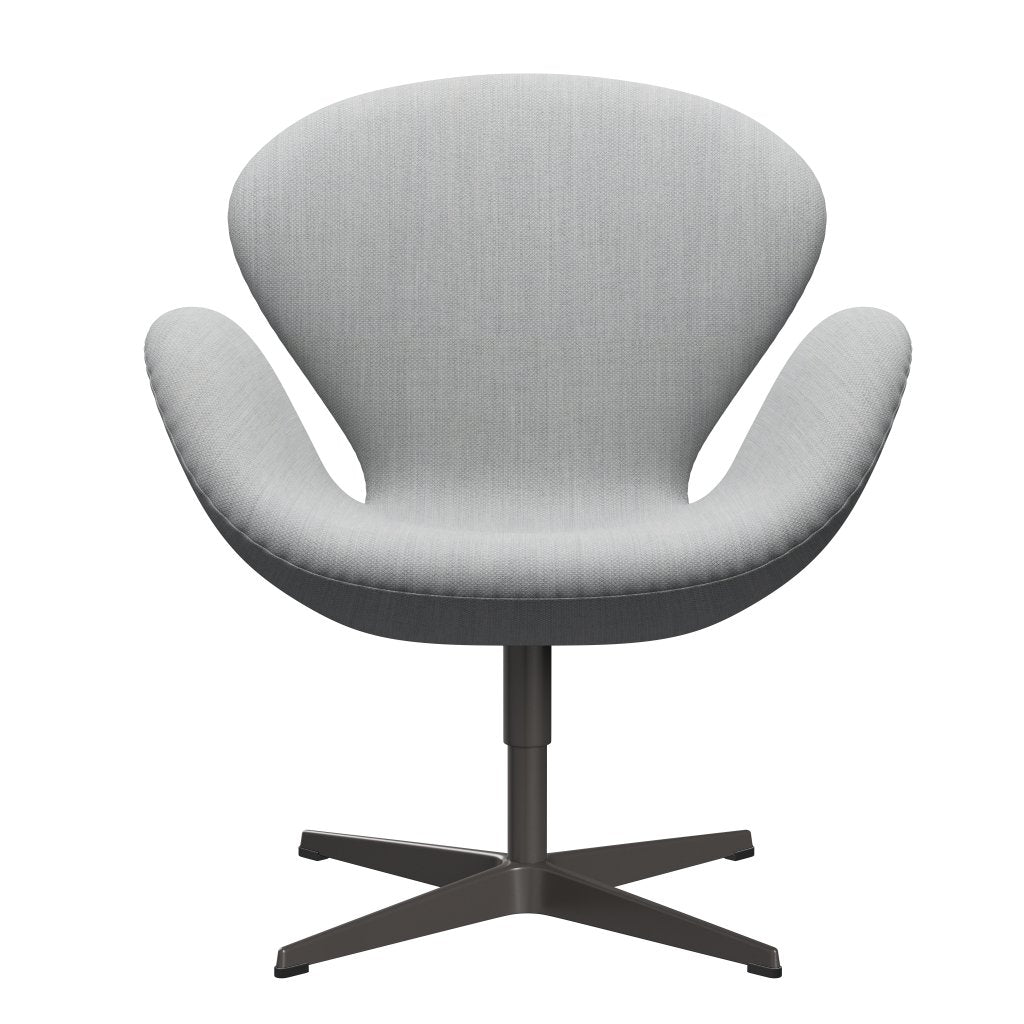 Fritz Hansen Swan Lounge Chair, Warm Graphite/Fiord Grey/Medium Grey