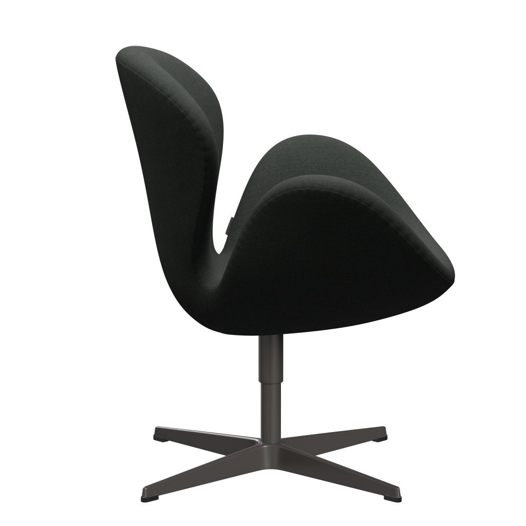 Fritz Hansen Swan Lounge Chair, teplý grafit/fiord černý vícebarevný