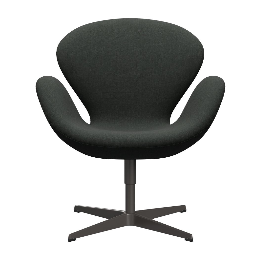 Fritz Hansen Swan Lounge Chair, Warm Graphite/Fiord Black Multicoloured