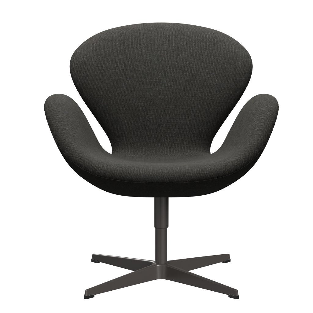 Fritz Hansen Swan Lounge Chair, Warm Graphite/Fiord Black/Brown