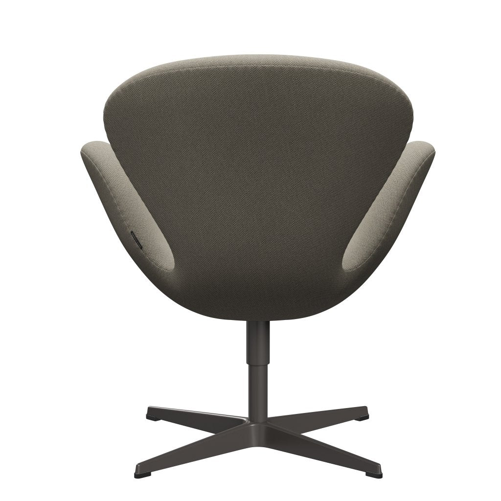 Fritz Hansen Swan Lounge Chair, teplý grafit/fiord taupe světlo