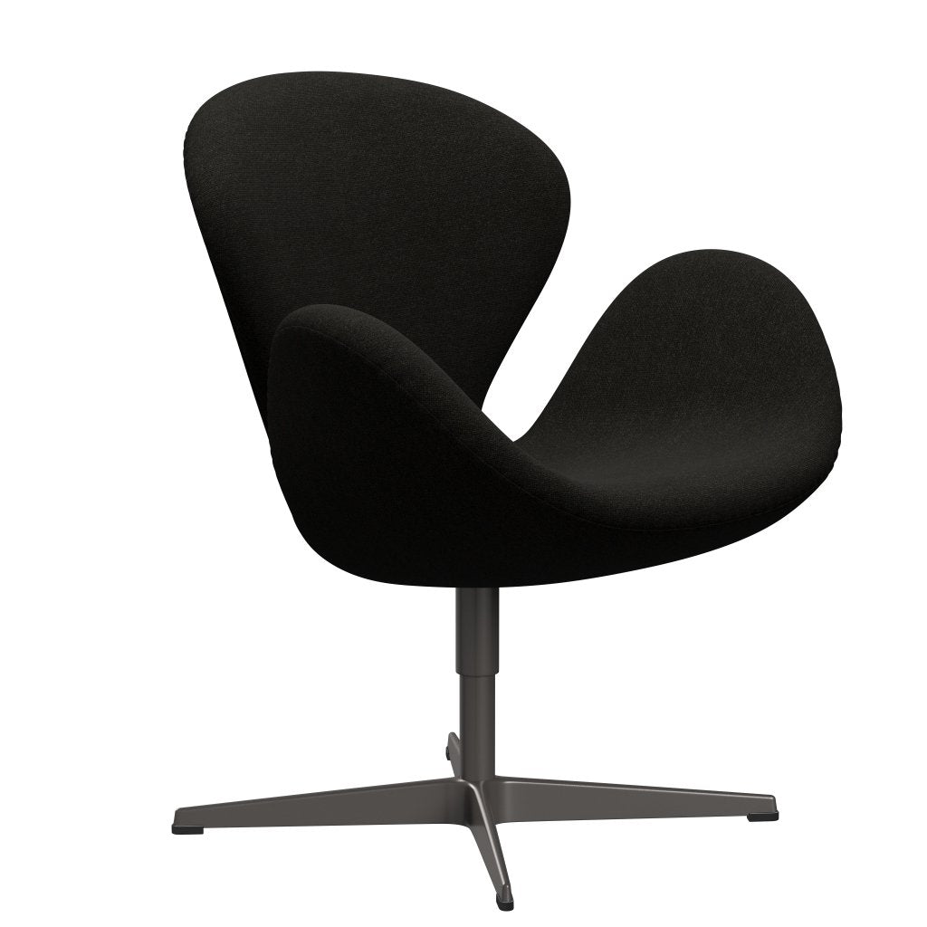 Fritz Hansen Swan Lounge Chair, teplá grafita/Hallingdal Brown/Dark Grey