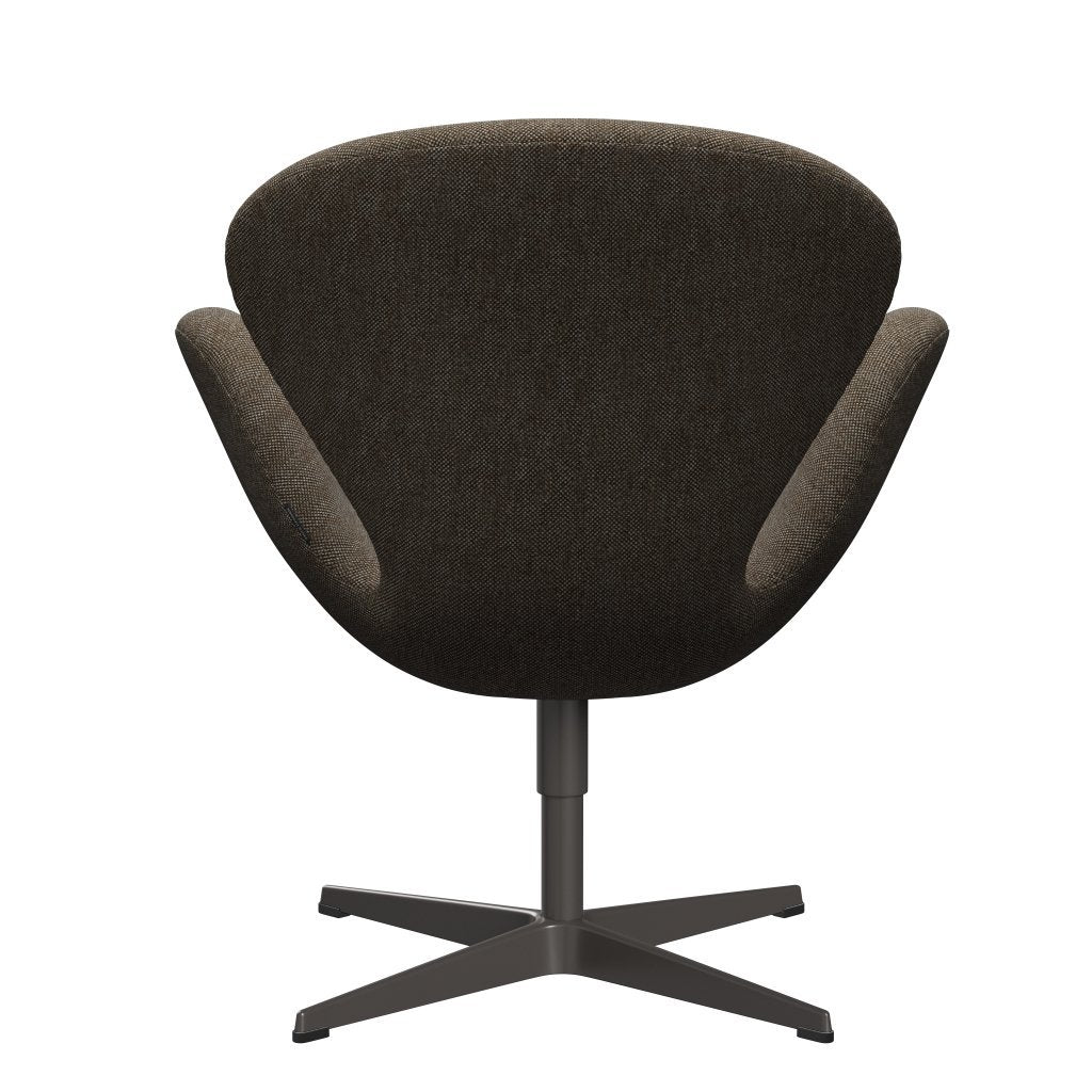 Fritz Hansen Swan Lounge Chair, Warm Graphite/Hallingdal Brown/Grey