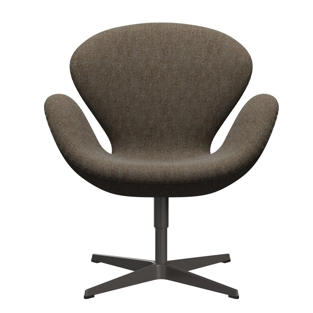 Fritz Hansen Swan Lounge Chair, teplý grafit/Hallingdal Brown/Grey