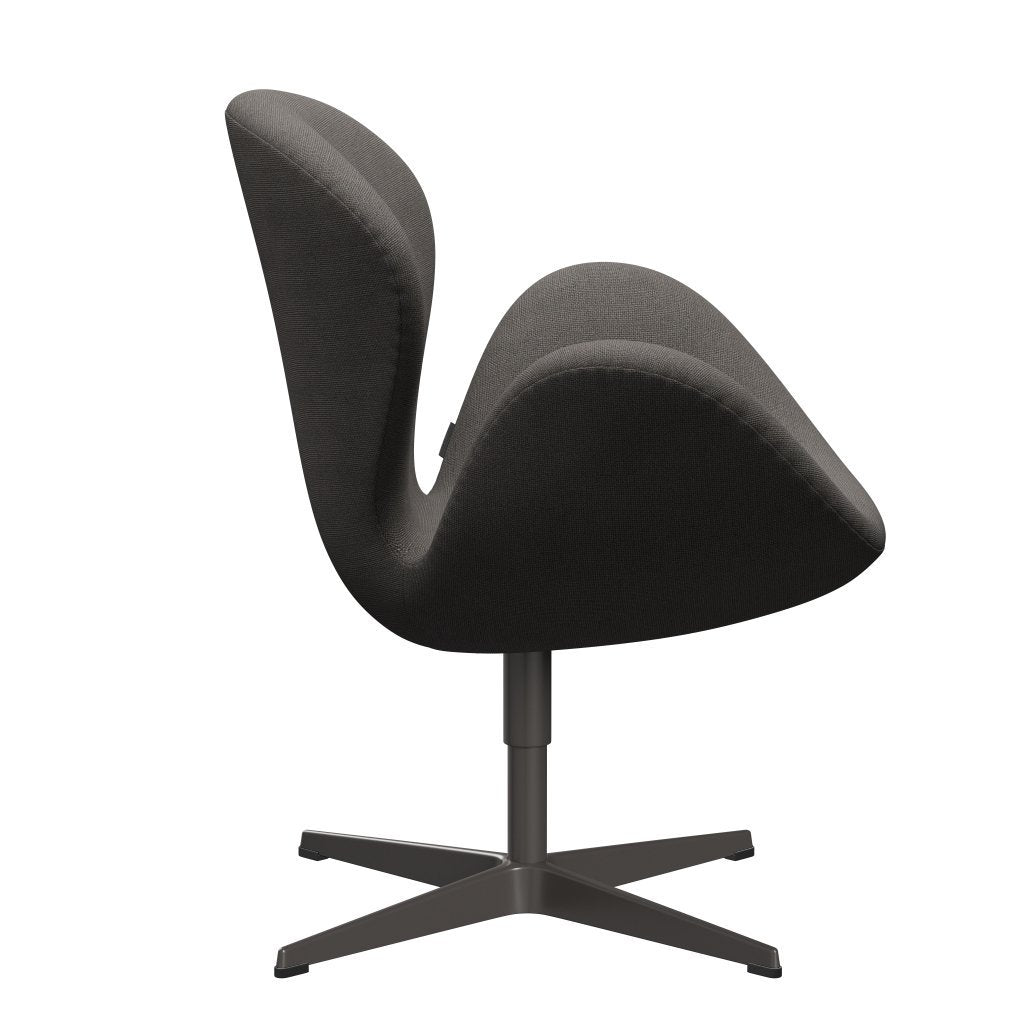 Fritz Hansen Swan Lounge Chair, teplá grafit/Hallingdal Grey Dark