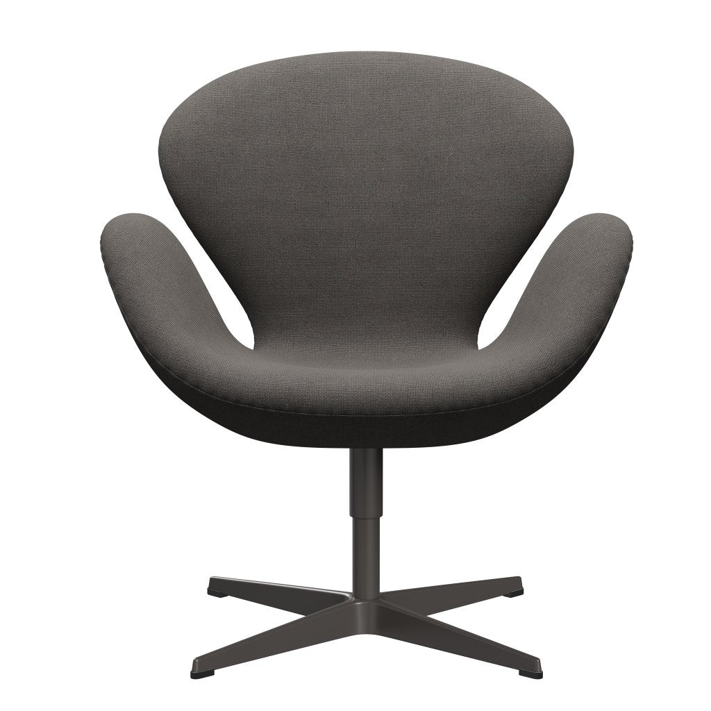 Fritz Hansen Swan Lounge Chair, teplá grafit/Hallingdal Grey Dark