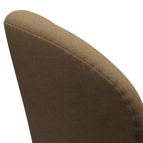 Fritz Hansen Swan Lounge Chair, teplá grafita/Hallingdal světle hnědá