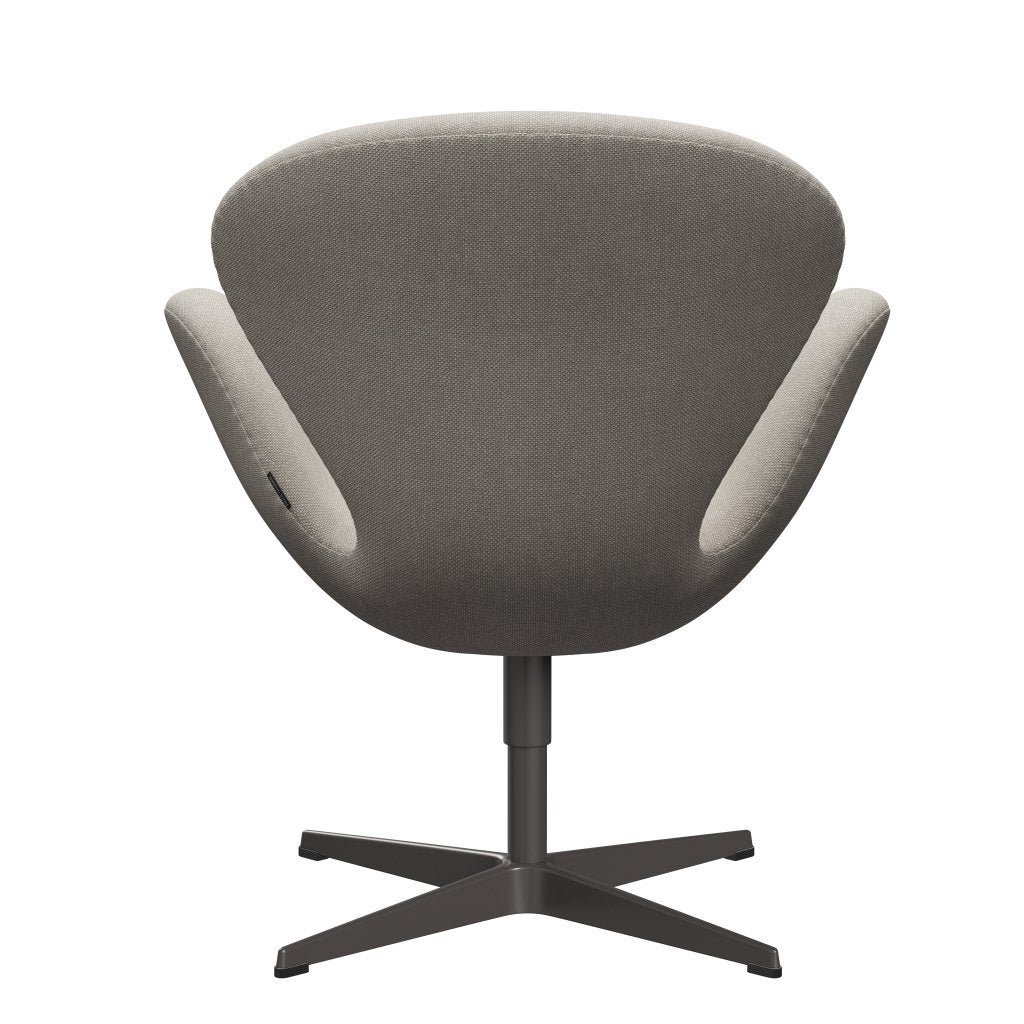 Fritz Hansen Swan Lounge Chair, Warm Graphite/Hallingdal Light Grey (103)