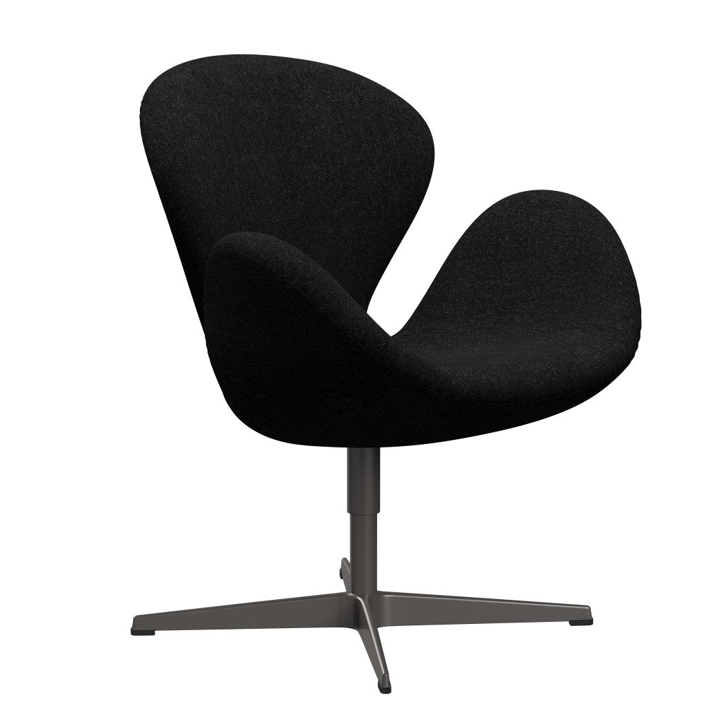 Fritz Hansen Swan Lounge Chair, Warm Graphite/Hallingdal Charcoal