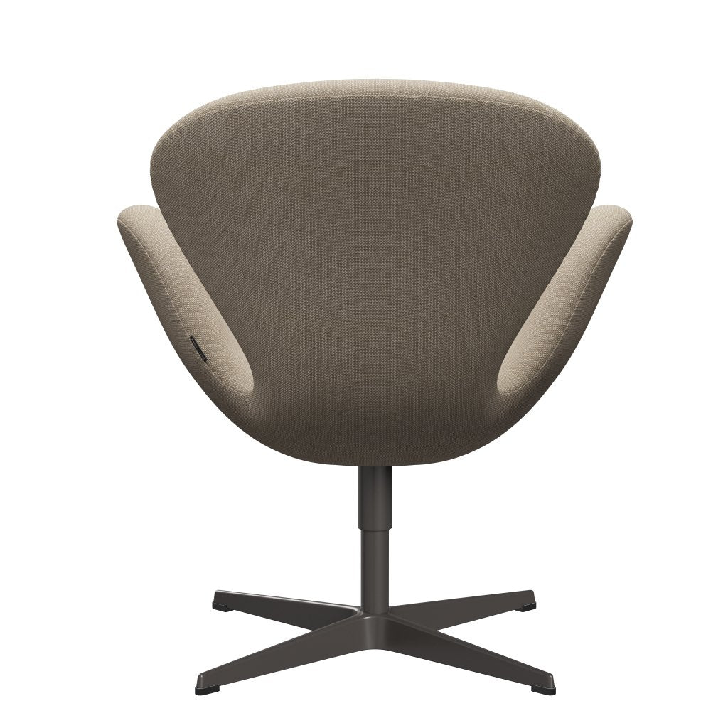 Fritz Hansen Swan Lounge Chair, teplý grafit/hallingdal písek