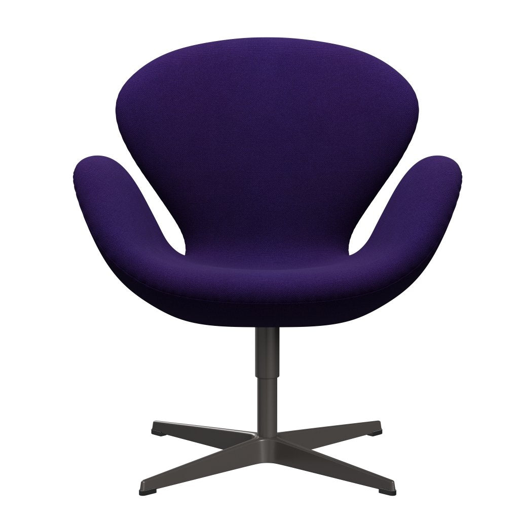 Fritz Hansen Swan Lounge Chair, Warm Graphite/Hallingdal Violet