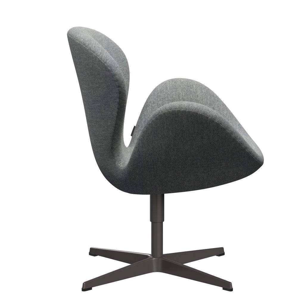 Fritz Hansen Swan Lounge Chair, teplý grafit/hallingdal bílá šedá