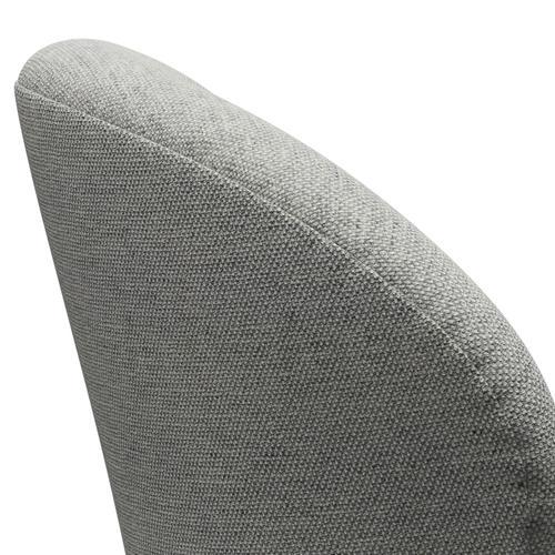 Fritz Hansen Swan Lounge Chair, teplý grafit/hallingdal bílá/šedá