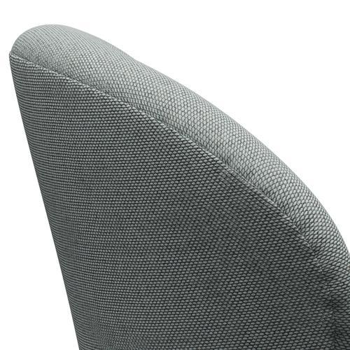 Fritz Hansen Swan Lounge Chair, teplá grafit/re vlna bledá aqua