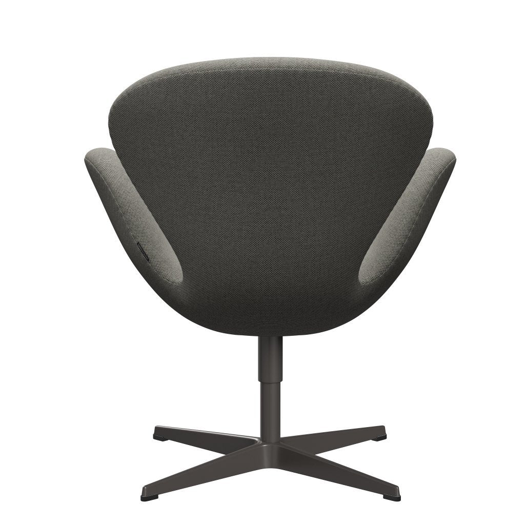 Fritz Hansen Swan Lounge Chair, teplá grafit/re vlna šedá/planárna