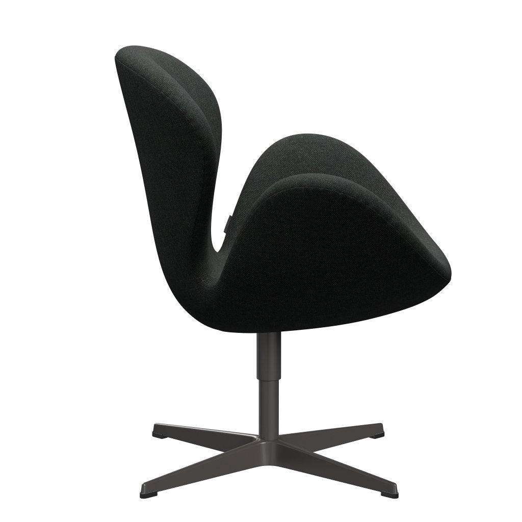 Fritz Hansen Swan Lounge Chair, teplý grafit/re vlna černá/přirozená