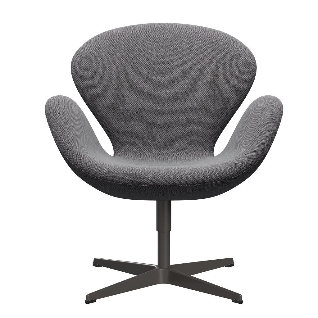 Fritz Hansen Swan Lounge Chair, Warm Graphite/Rime Salt & Pepper